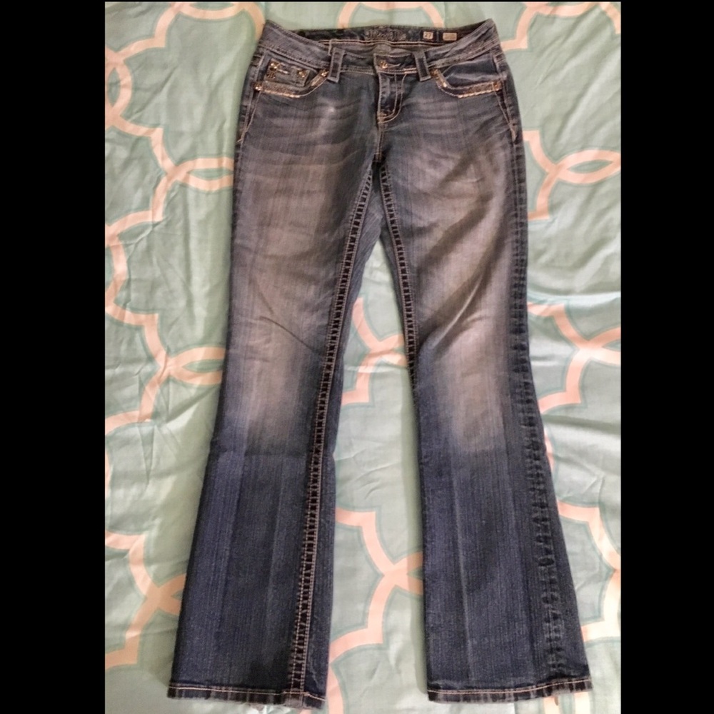 Miss Me—Rhinestone Bootcut Jean